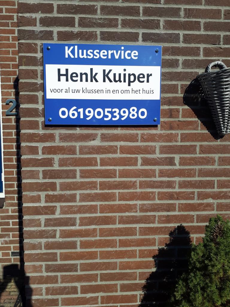 Klusservice henk kuiper voor elke klus, Ophalen of Verzenden