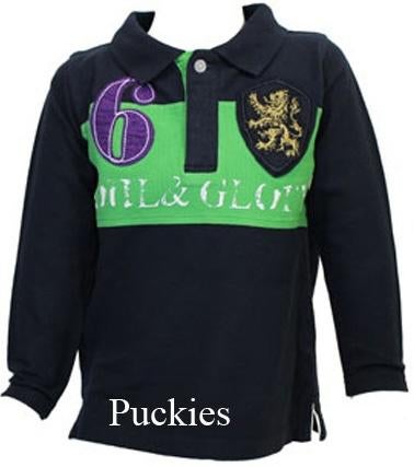 Polo navy/groen Soul&Glory maat 110/116 NIEUW (10033), Soul & Glory, Nieuw, Ophalen of Verzenden, Shirt of Longsleeve