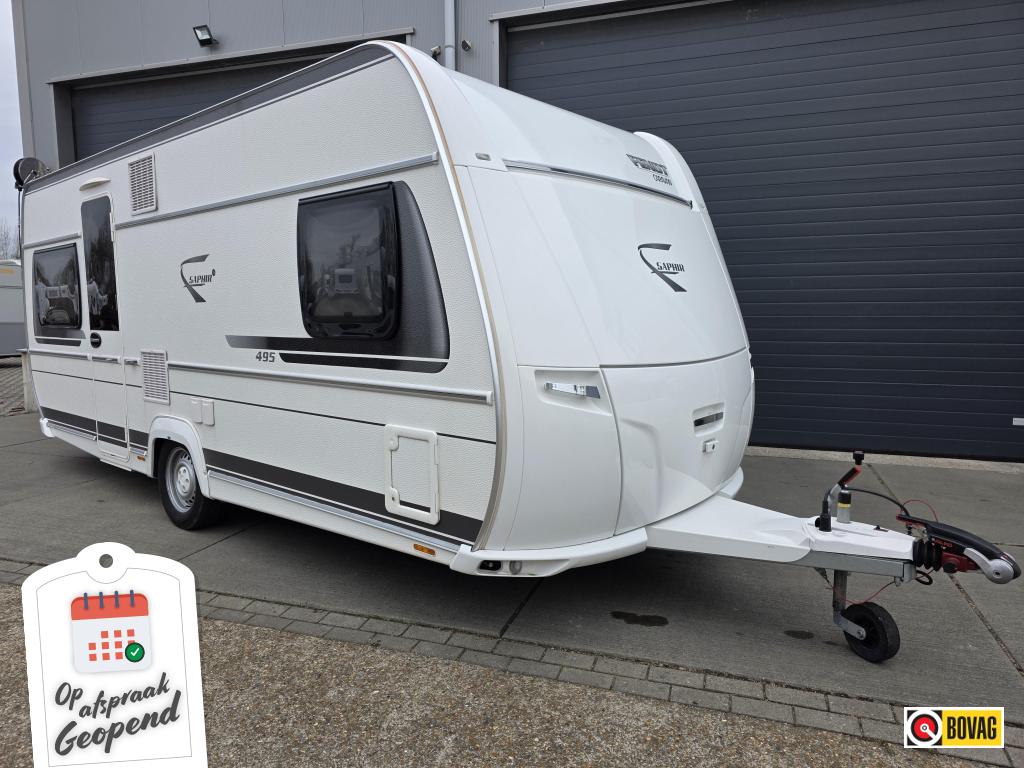 Fendt Saphir 495 SFB incl Bovag beurt/garantie, Caravans en Kamperen, Rondzit, Bedrijf, Overige typen, 1250 - 1500 kg