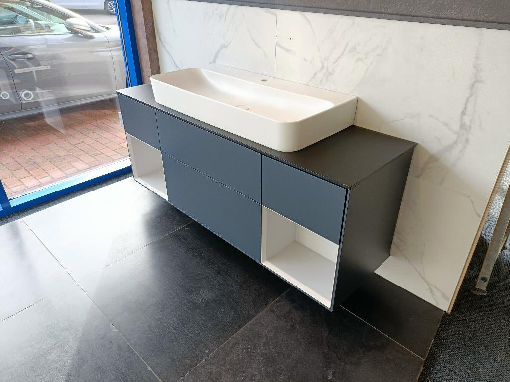Villeroy & Boch Finion wastafelmeubel 160 cm + LED, NIEUW!, Doe-het-zelf en Verbouw, Sanitair, Ophalen, Nieuw, Glas, Wastafel