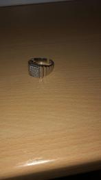 Witgouden Ring bezet met diamanten, Ophalen, Wit, Heer, Zo goed als nieuw