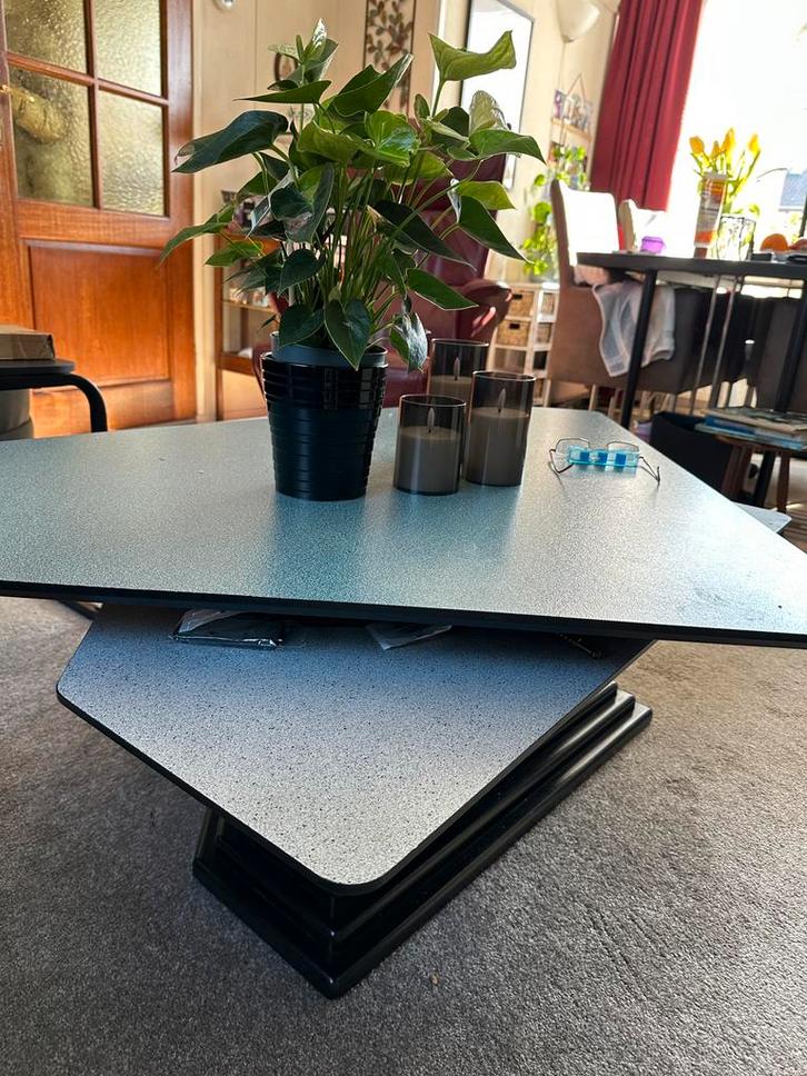 Salon tafel, Huis en Inrichting, Tafels | Salontafels, Minder dan 50 cm, 50 tot 100 cm, 100 tot 150 cm, Rechthoekig, Ophalen