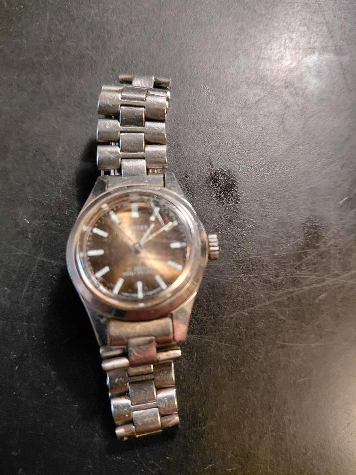 Mechanisch roestvrijstalen damespolshorloge merk Citizen., Antiek en Kunst, Antiek | Klokken, Verzenden