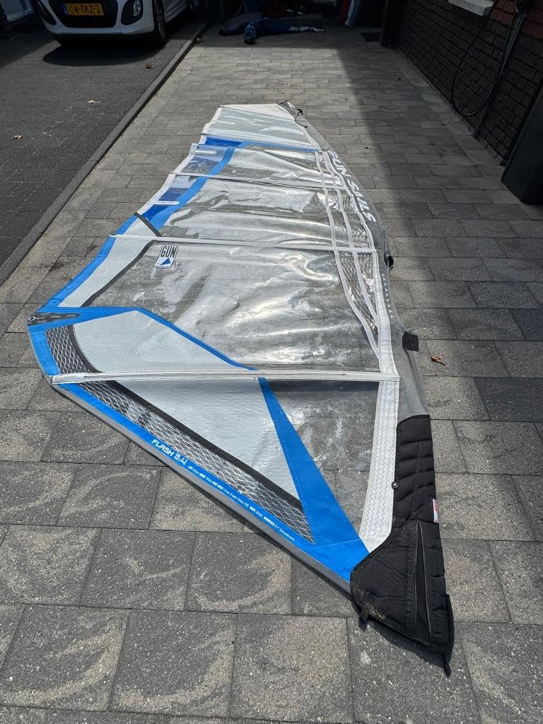Gun Sails Flash 5.4, Watersport en Boten, Ophalen, Gebruikt, Zeil, 5 tot 7 m²