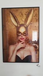glasschilderij 80 cm x120 cm playboy bunny, Ophalen of Verzenden