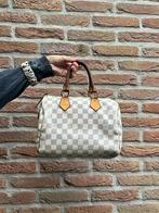 Louis Vuitton speedy Damier wit 25 cm Vintage, Sieraden, Tassen en Uiterlijk, Tassen | Damestassen, Ophalen of Verzenden, Gebruikt