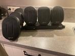Complete Ecler geluidsinstallatie 6 speakers + versterker, Ophalen of Verzenden, Gebruikt, Audio