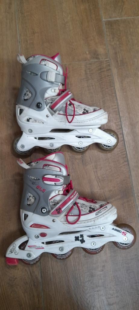 Nijdam skeelers, Ophalen of Verzenden, Verstelbaar, Gebruikt, Inline skates 4 wielen