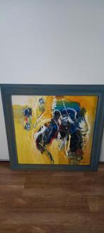 Abstract Schilderij Peter Meijer - Levendige Kleuren, Ophalen of Verzenden