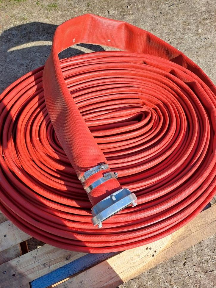 Beregeningsslang 4" 100m,  brandweerslang, sleepslang, Zakelijke goederen, Agrarisch | Veevoer, Ophalen