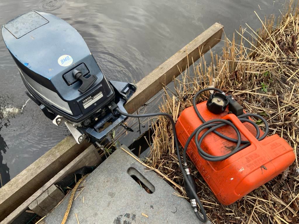 Yamaha 15 PK 2-takt buitenboordmotor met afstandsbediening, Watersport en Boten, Buiten- en Binnenboordmotoren, Gebruikt, Benzine