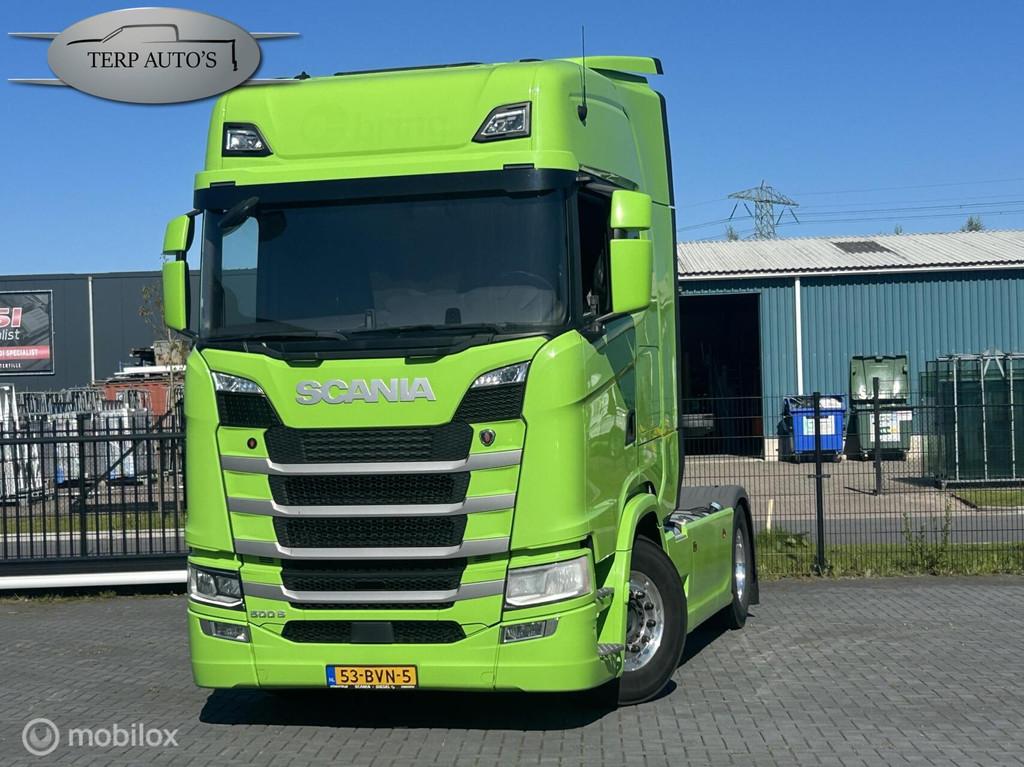 Scania S500 4x2 Retarder zeer nette staat Bomvol!, Auto's, Automaat, Achterwielaandrijving, Zwart, Scania