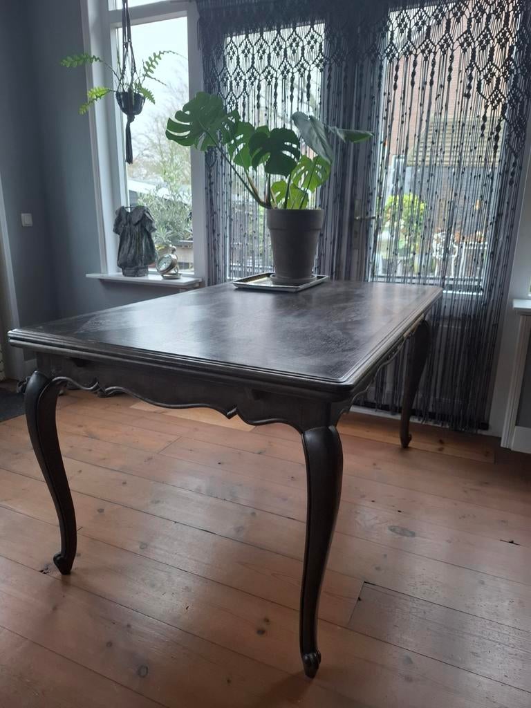 Zeer grote eettafel,  2x uitschuifbaar, Antiek en Kunst, Antiek | Meubels | Tafels, Ophalen