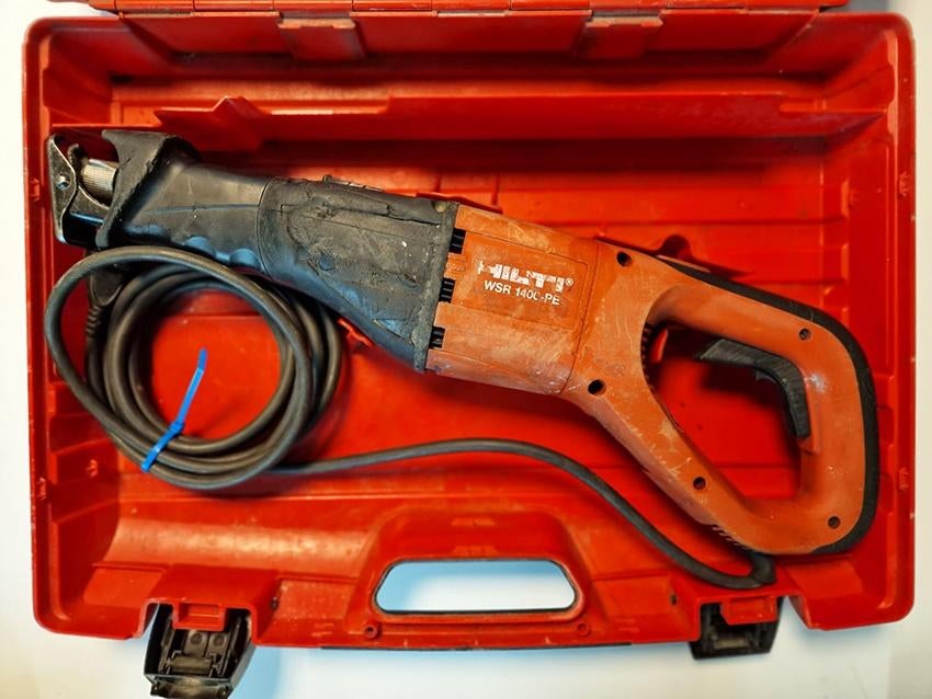 Reciprozaag Hilti WSR 1400-PE, Doe-het-zelf en Verbouw, Gereedschap | Zaagmachines, Gebruikt, 70 mm of meer, 600 tot 1200 watt