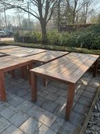 Diverse buitentafels, Tuin en Terras, Tuintafels, Ophalen of Verzenden, Gebruikt, Rechthoekig, Hout