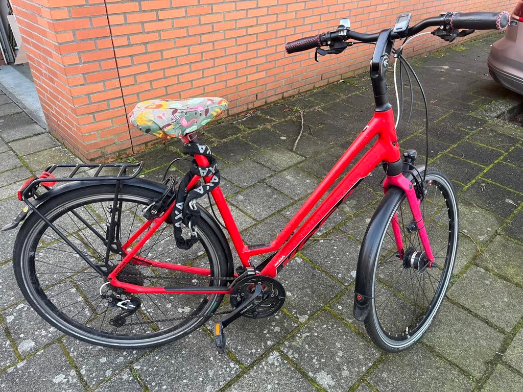 Nette koga dames fiets 61 cm, Fietsen en Brommers, Fietsen | Dames | Damesfietsen, 56 cm of meer, Ophalen, Zo goed als nieuw, Overige merken