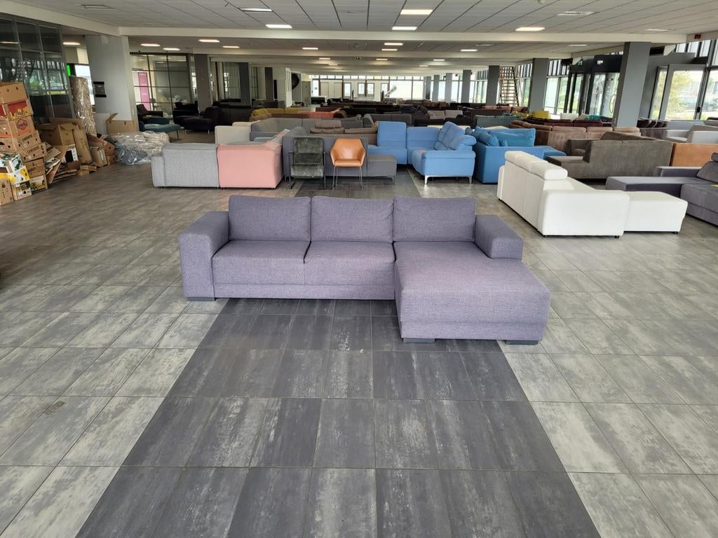 ✅️️️️️️️️ GEREINIGD donkergrijze hoekbank 275x165 | LEVERING, Huis en Inrichting, Banken | Bankstellen, Zo goed als nieuw, Hoekbank