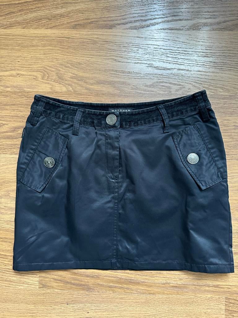 Watcher mini-rok maat M - Zwart, Kleding | Dames, Rokken, Gedragen, Maat 38/40 (M), Zwart, Boven de knie, Ophalen of Verzenden