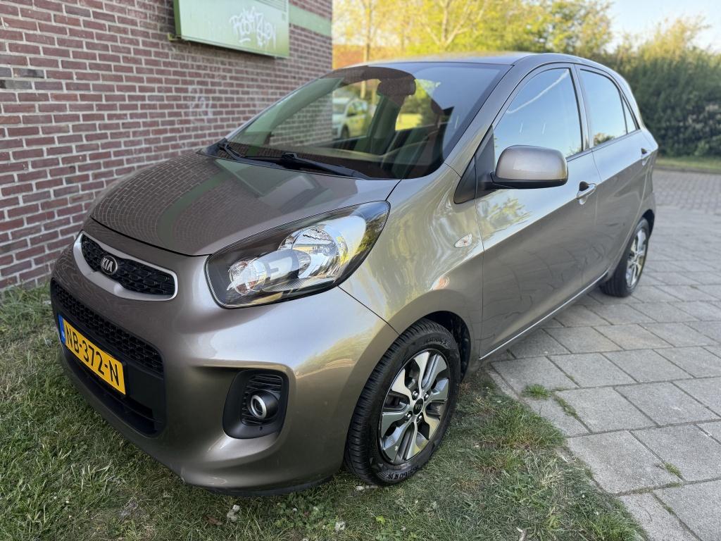 Kia Picanto 1.0 CVVT Eco-P*2017*Airco|Cruise|Cam|Nav|Nap, 65 pk, Stof, Gebruikt, 4 stoelen