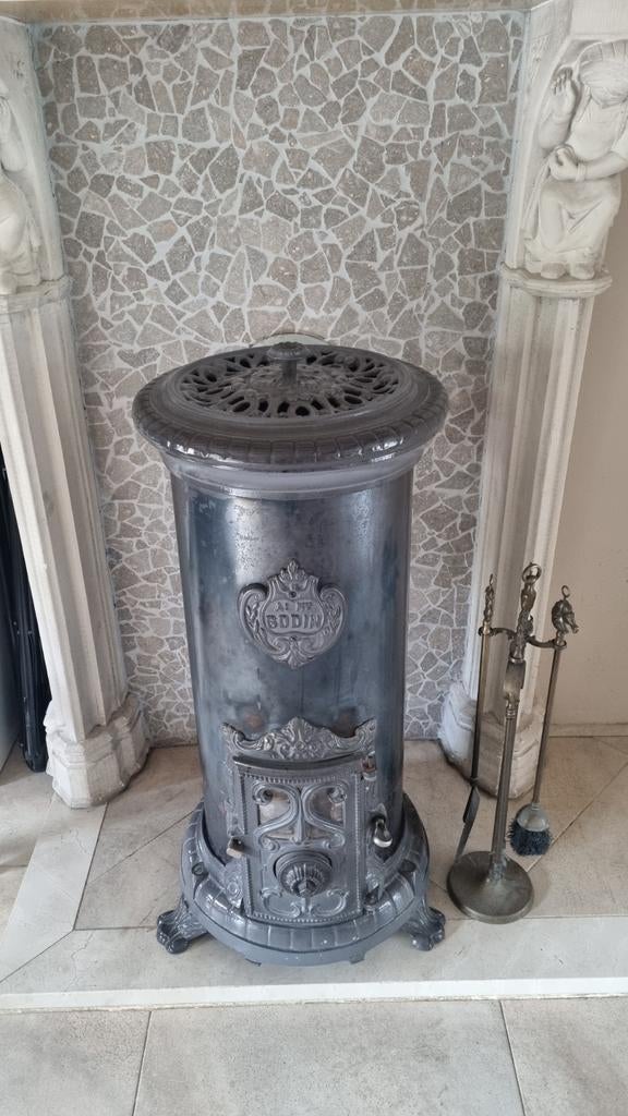 Mooie Godin kolen / houtkachel vrijstaand, Ophalen, Gebruikt, Houtkachel, Vrijstaand