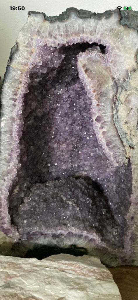 Amethist geode, Ophalen