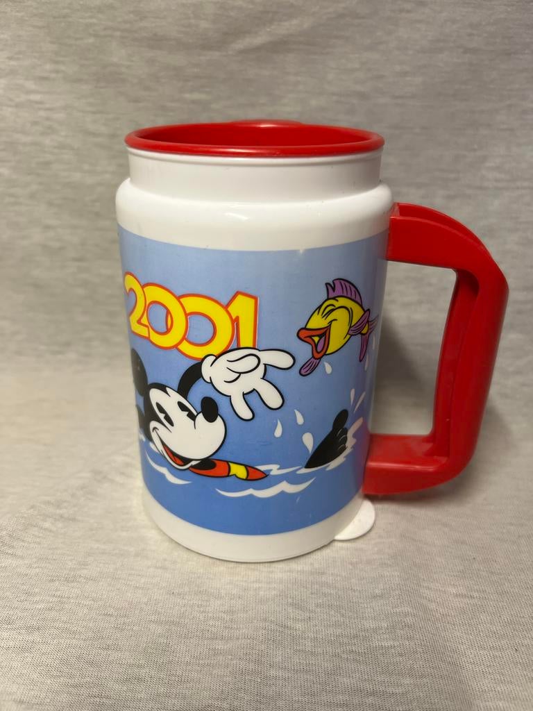 Vintage Disney Mickey Mouse Beker, Huis en Inrichting, Keuken | Keukenbenodigdheden, Ophalen of Verzenden, Zo goed als nieuw