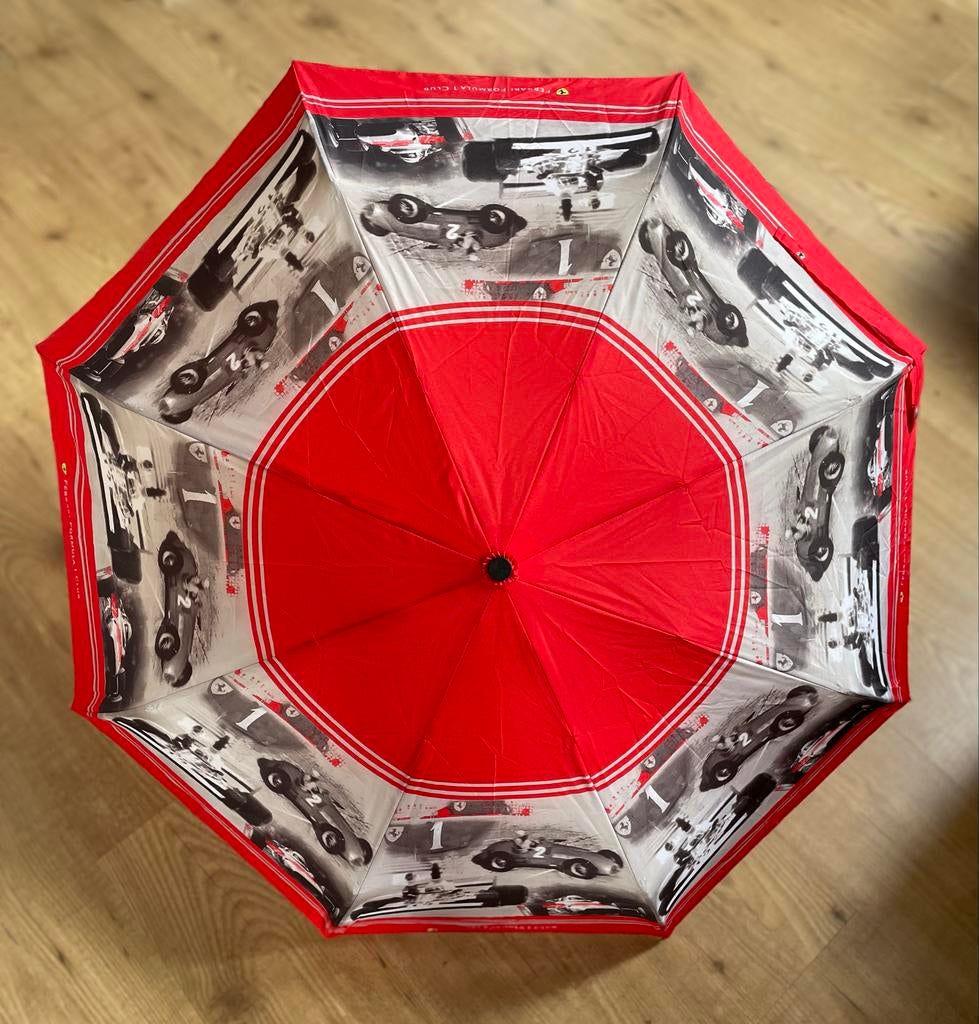 Originele Formule 1 Ferrari paraplu, Sieraden, Tassen en Uiterlijk, Paraplu's, Ophalen of Verzenden, Gebruikt, Rood