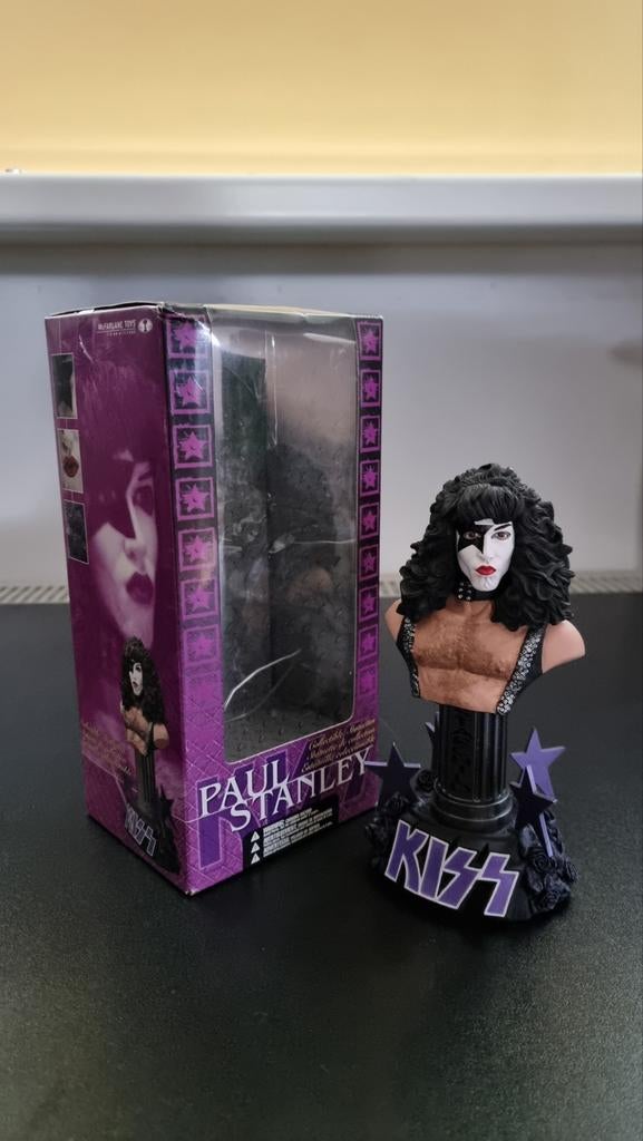 Kiss Paul Stanley Mc Farlane toys statue/buste, Ophalen of Verzenden, Zo goed als nieuw, Pop, Beeldje of Miniatuur