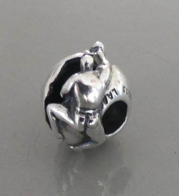 Trollbeads de DUURZAME LIEFDE, Sieraden, Tassen en Uiterlijk, Bedels, Zo goed als nieuw, Trollbeads, Zilver, 1 bedel, Verzenden