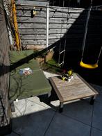 Le sud Ardeche loungeset - Comfortabel en stijlvol, Gebruikt, Loungeset, Bank, Hout