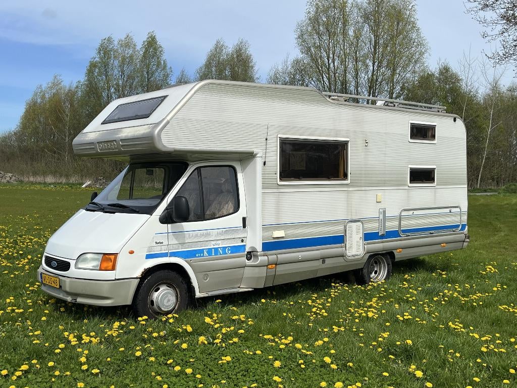 Ford Transit Elnagh opbouw 6 persoons camper, Caravans en Kamperen, Campers, Ringverwarming, Ford, Particulier, Kluisje