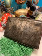 Antiek blik in tasvorm - Uniek verzamelobject, Ophalen of Verzenden, Gebruikt, Overige, Overige merken