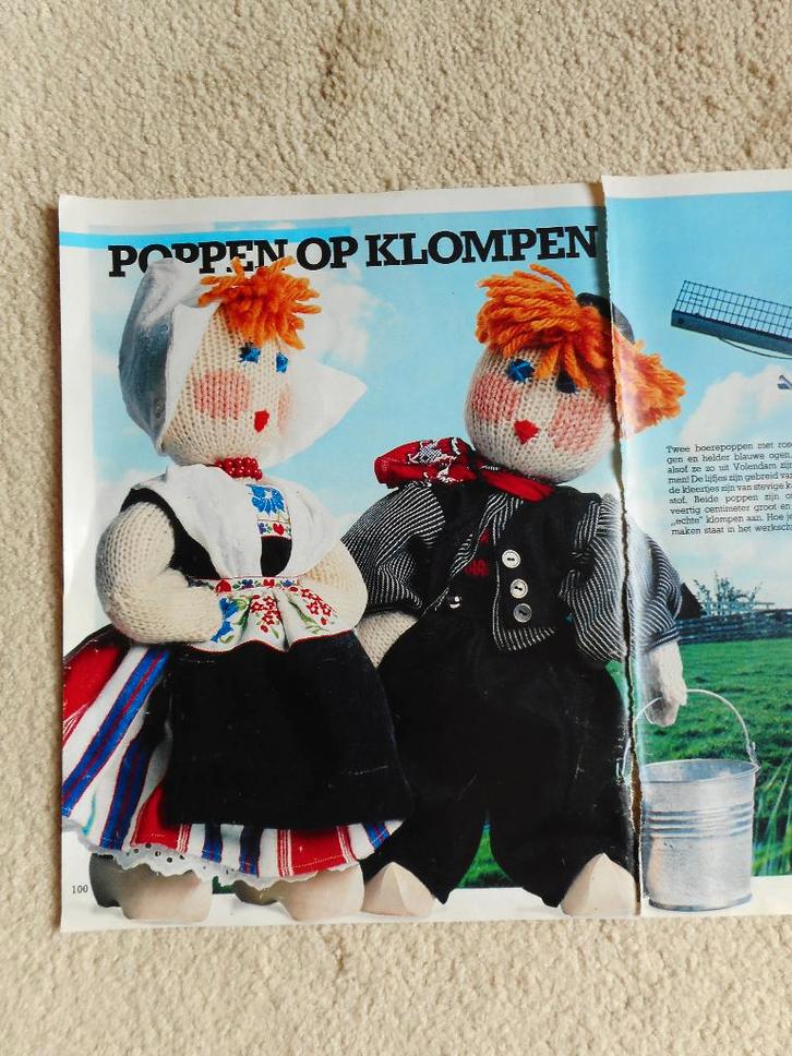 Patronen van poppen breien en borduren naaien, Hobby en Vrije tijd, Breien en Haken, Gebruikt, Breien of Haken, Patroon of Boek