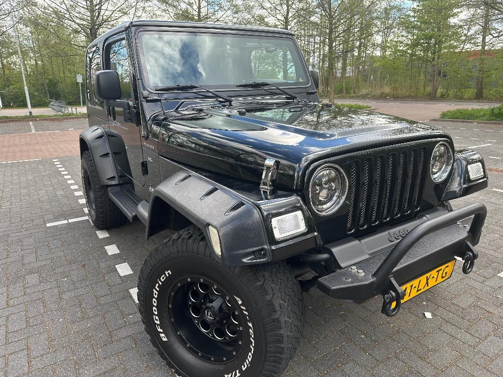 JEEP WRANGLER TJ 2003 AUTOMAAT 4.0 L /airco, Automaat, 450 kg, Zwart, 1920 kg