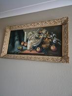 Set van 2 klassieke stilleven schilderijen met sierlijst, Ophalen