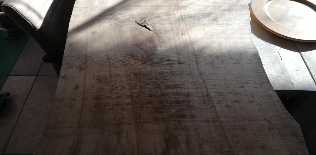 Tafel hout, Tuin en Terras, Ophalen, Gebruikt