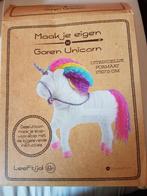 knutselpakket maak je eigen garen unicorn, Ophalen of Verzenden, Knutselwerk