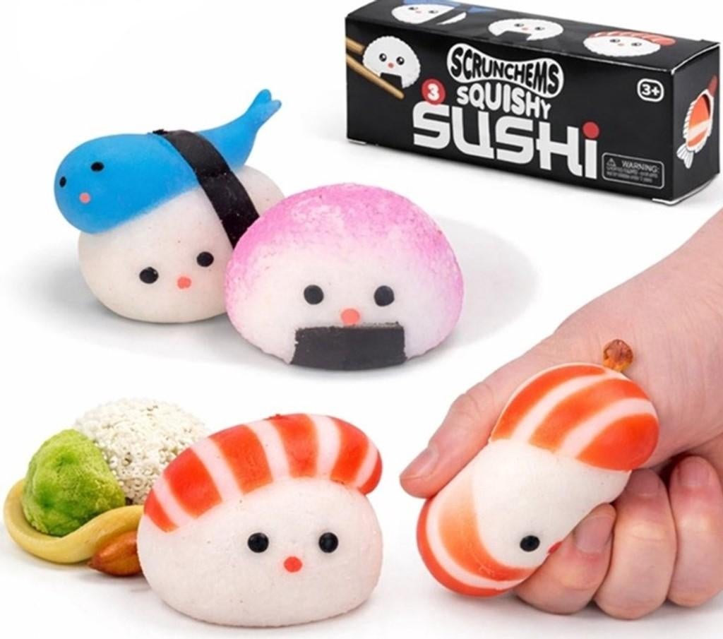 Squishy Sushi 3 pack (NIEUW) !!!, Ophalen of Verzenden, Nieuw