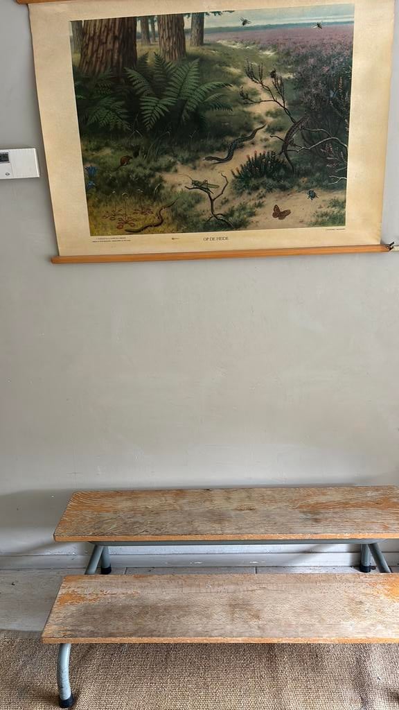 ** Vintage ** school opstapje/bankje, Ophalen of Verzenden