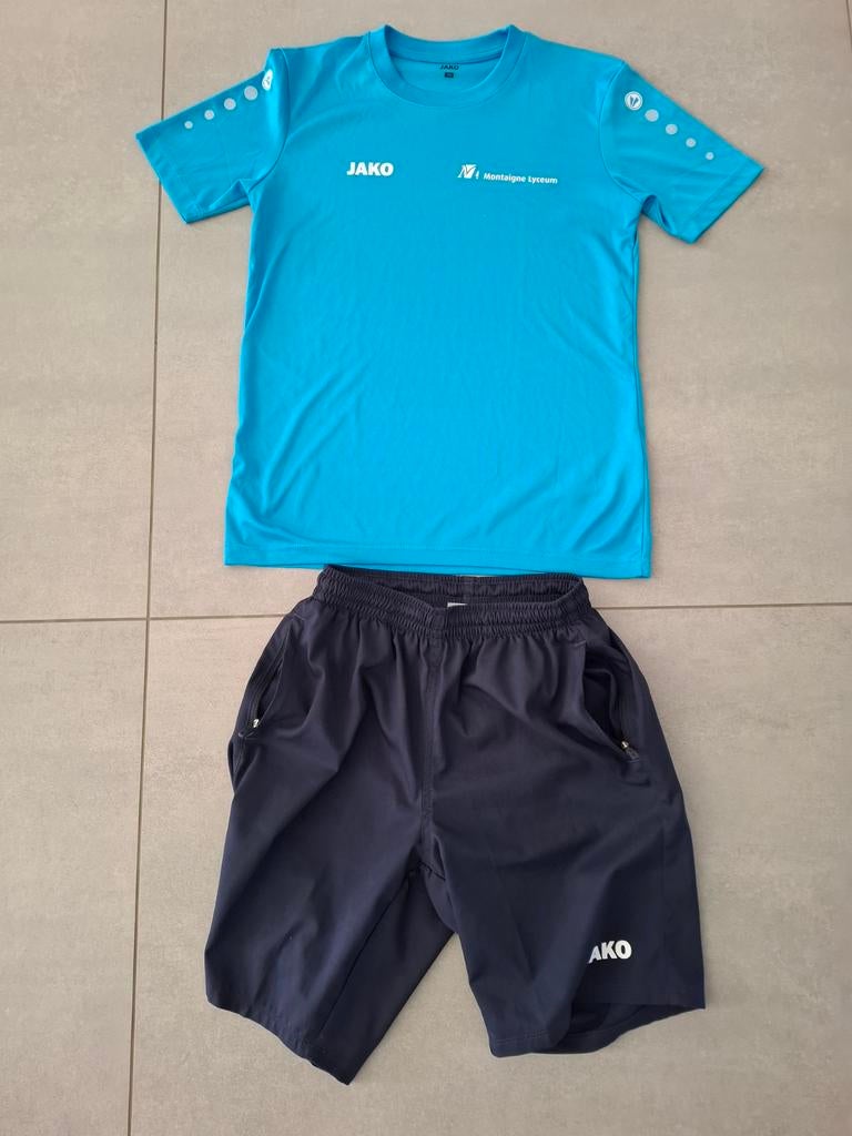 Sporttenue / gymkleding Montaigne Lyceum maat 152, Kinderen en Baby's, Kinderkleding | Maat 152, Ophalen of Verzenden, Zo goed als nieuw