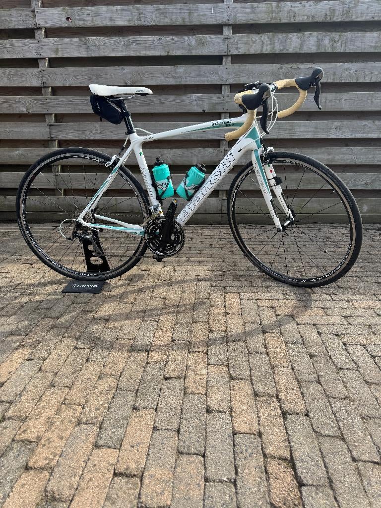 Bianca Intenso Dama (DAMES) 105 10SP Compact. Maat: 53 cm., 28 inch, Gebruikt, Carbon, Dames