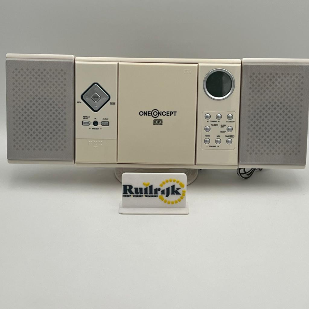 One Concept Cd MP3 Radio player Wit - Nette staat, Ruilrijk, Zo goed als nieuw, Info@ruilrijk.nl, Neerstraat 60, 6041 KD Roermond