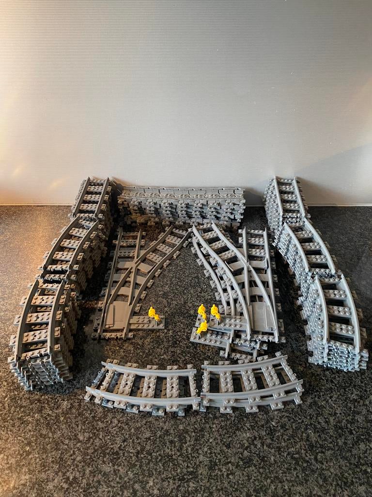 Lego city rc trein rails partij, City, Lego, Overige typen, Ophalen of Verzenden