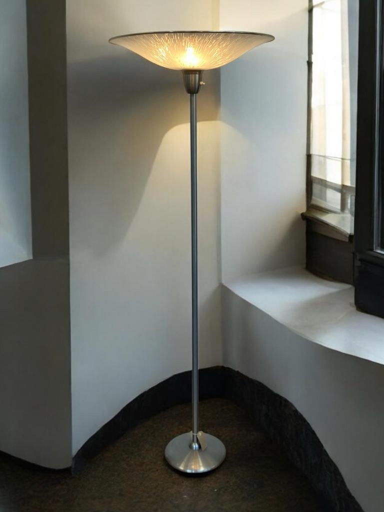 Art Deco Gispen style Vloerlamp 1930-1950, Ophalen