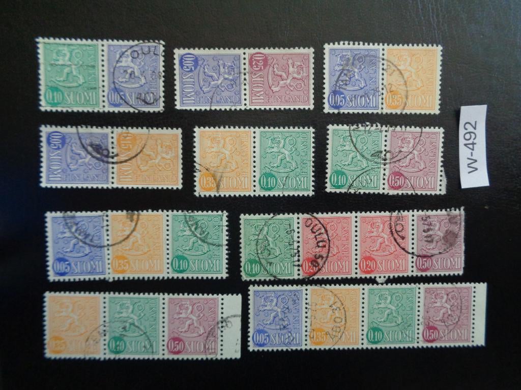 finland - combinaties van wapenschildjes (vv-492), Postzegels en Munten, Postzegels | Europa | Scandinavië, Ophalen of Verzenden