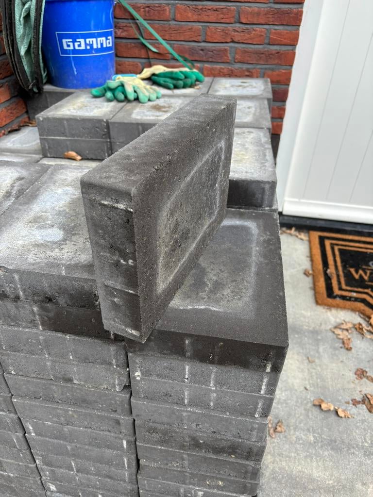10m2 betontegels 20x30x5, Tuin en Terras, Tegels en Klinkers, Ophalen, Nieuw, 5 tot 10 m², Beton