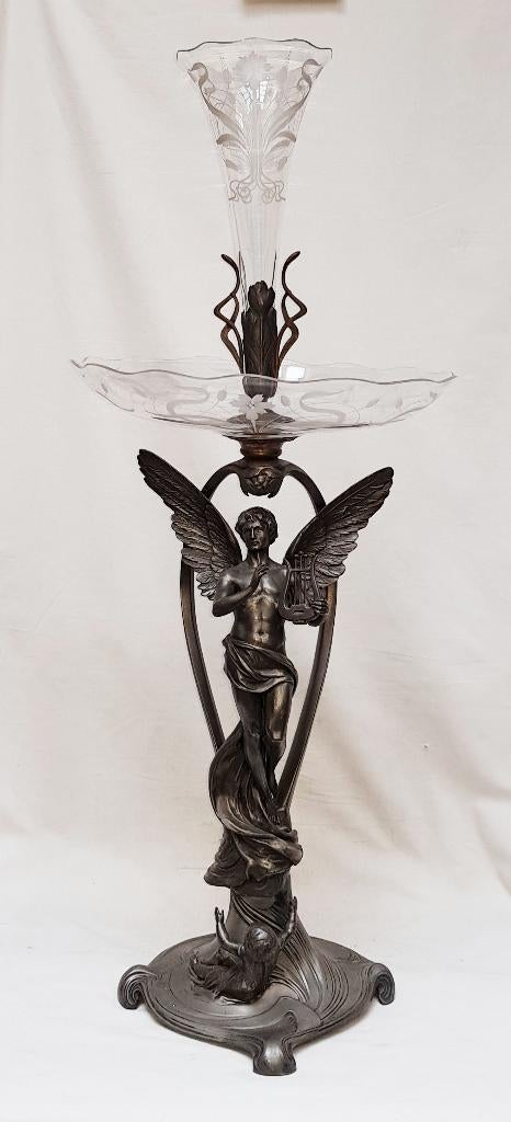 Art Nouveau Tafelmiddenstuk - Orpheus - WMF., Antiek en Kunst, Antiek | Servies los, Ophalen of Verzenden