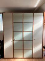 Slaapkamer Set: 4 deurs Kast, 2 pers. Bed en 2 Nachtkastjes, 200 cm of meer, 150 tot 200 cm, 50 tot 75 cm, Ophalen