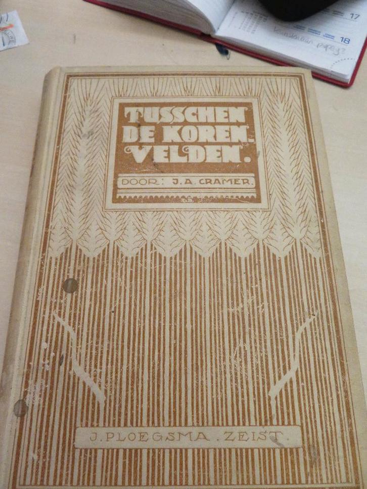 Tusschen de korenvelden Dr.J.A.Cramer tweede druk 1923, Antiek en Kunst, Antiek | Boeken en Bijbels, Verzenden