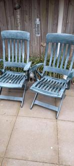 Tuinstoelen verstelbaar grosfillex ook in lig stand verstelb, Ophalen